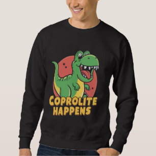 Sudadera Coprolitas Fossil Dinosaurio Dung Fossilizado Fece
