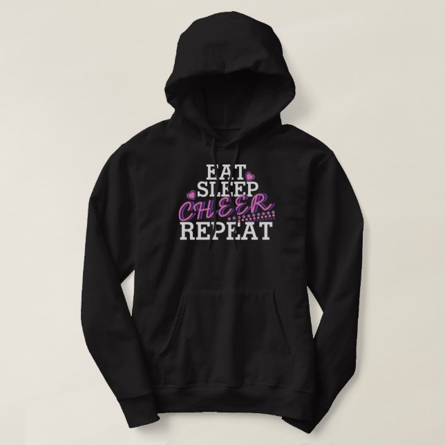 Sudadera Copy of Eat Sleep Cheer Repeat (Diseño del anverso)