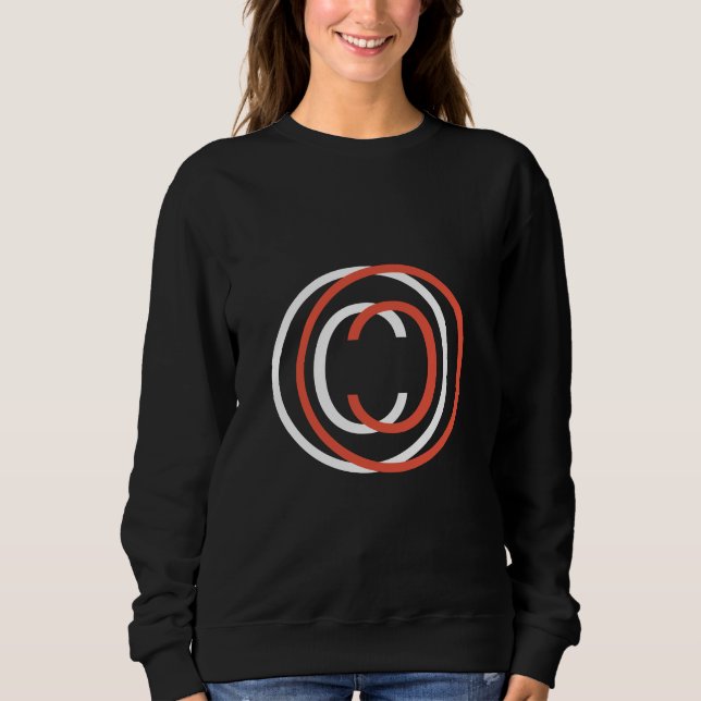Sudadera Copyright sign symbol (Anverso)