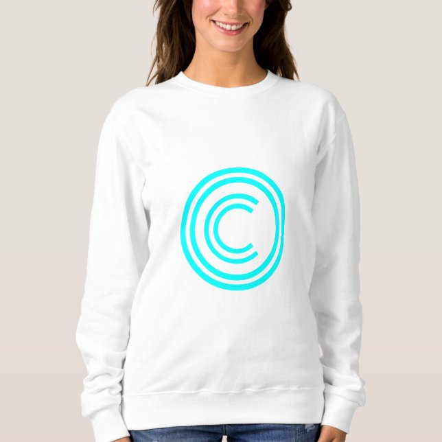 Sudadera Copyright sign symbol (Anverso)