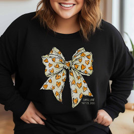 Sudadera Coqueta caprichosa de corazón amarillo