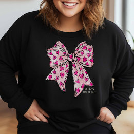 Sudadera Coqueta caprichosa dobla el corazón rosado calient