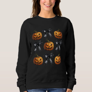 Sudadera Coqueta negra arce calabazas Jack O Lantern Spooky