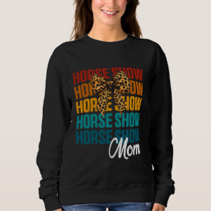 Sudadera Coquette Bow Horse Show Mom Cute Ecuestres Mother