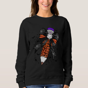 Sudadera Coquette Bow Lápiz Funny Fantasma Hal