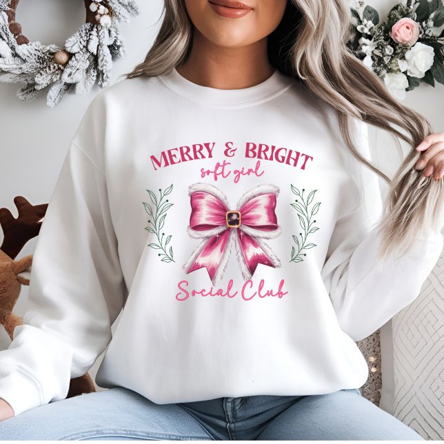 Sudadera Coquette, Navidades rosados (Subido por el creador)