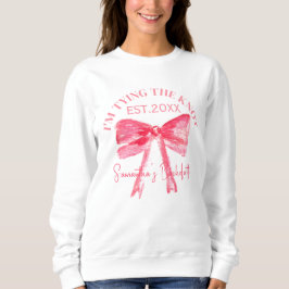 Sudadera Coquette Pink Bow Bachelorette