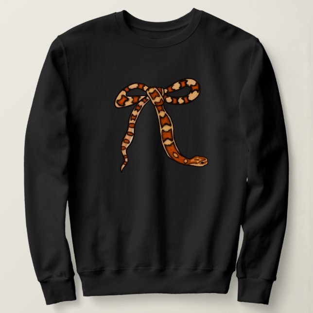 Sudadera Coquette Snake Bow Tri-Blend Shirt (Anverso del diseño)