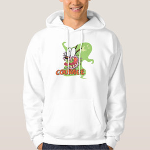 Sudadera Coraje al perro cobarde   Gráfico fantasma