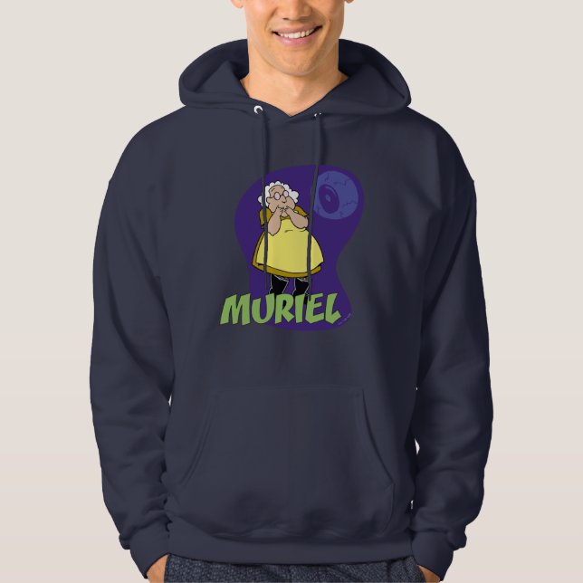 Sudadera Coraje al perro cobarde | Muriel Graphic (Anverso)