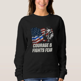 Sudadera Coraje: lucha contra el miedo policía