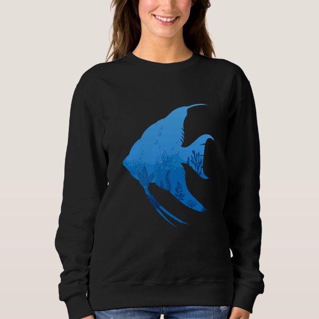 Sudadera Coral Reef Aquarium Angelfish (Anverso)