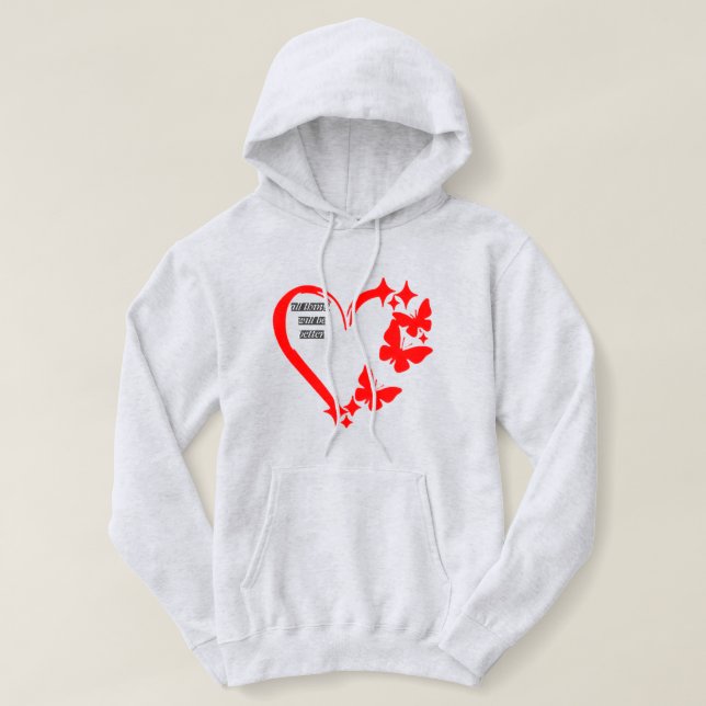 Sudadera corazón (Diseño del anverso)