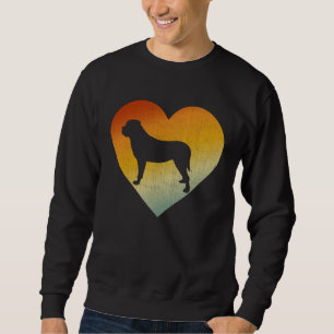 Sudadera Corazón Afligido Estilo Retro Hombres Mujeres Perr