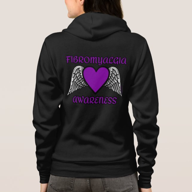 Sudadera Corazón/Alas... Fibro Hoodie (Reverso)