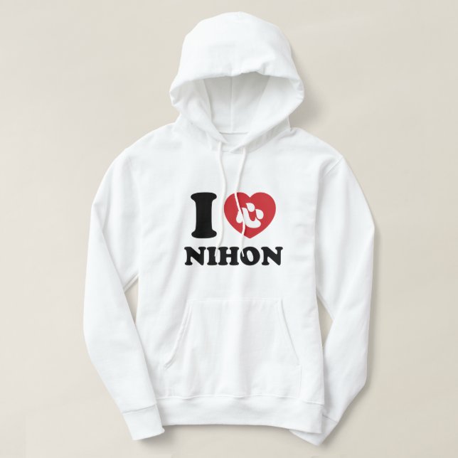SUDADERA CORAZÓN [AMOR] NIHON (Diseño del anverso)