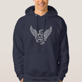 Sudadera Corazón Antiguo Con Alas