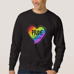 Sudadera Corazón Arcoiris Lgbt Orgullo Gay Colorido Csd 2