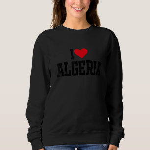 Sudadera Corazón Argelia con corazón rojo Amo Argelia 1