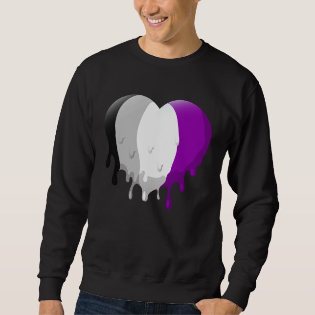Sudadera Corazón asexual (Anverso)