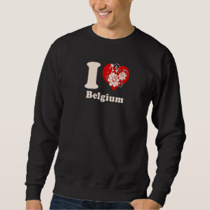 Sudadera Corazón Bélgica Corazón floral