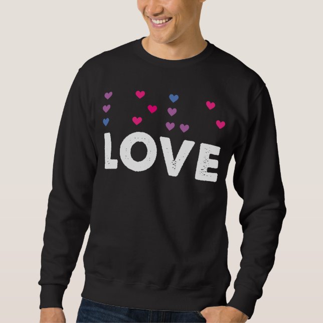 Sudadera Corazón Braille Alphabet Love Braille Language Dot (Anverso)