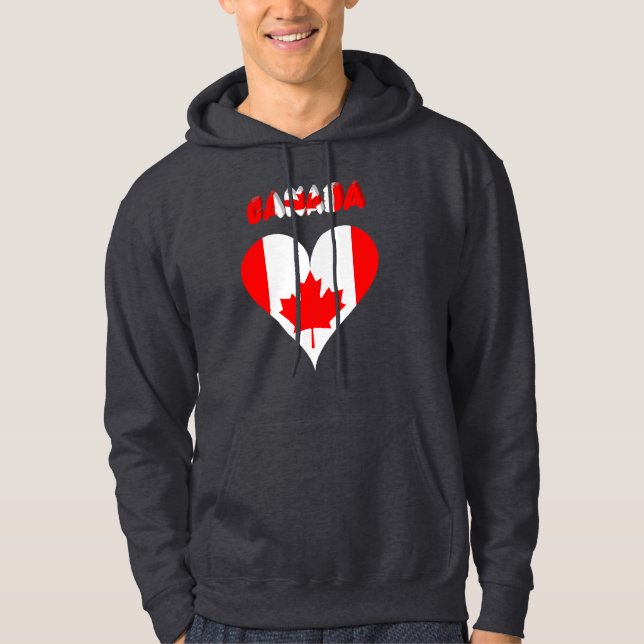 Sudadera Corazón canadiense (Anverso)