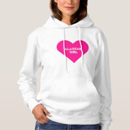 Sudadera Corazón Chica Alaska Rosado Personalizado