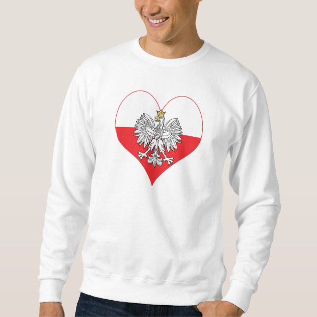 Sudadera Corazón de águila polaca (Anverso)