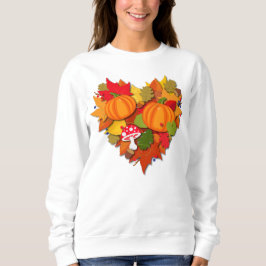 Sudadera Corazón de amor de otoño
