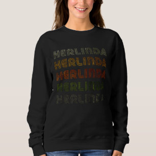 Sudadera Corazón de Amor Herlinda Estilo GrungeVintage Negr