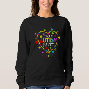 Sudadera Corazón de amor lindo autismo orgulloso autismo pa
