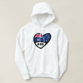 Sudadera Corazón de bandera de Australia