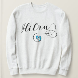 Sudadera Corazón de bandera hitra, Noruega