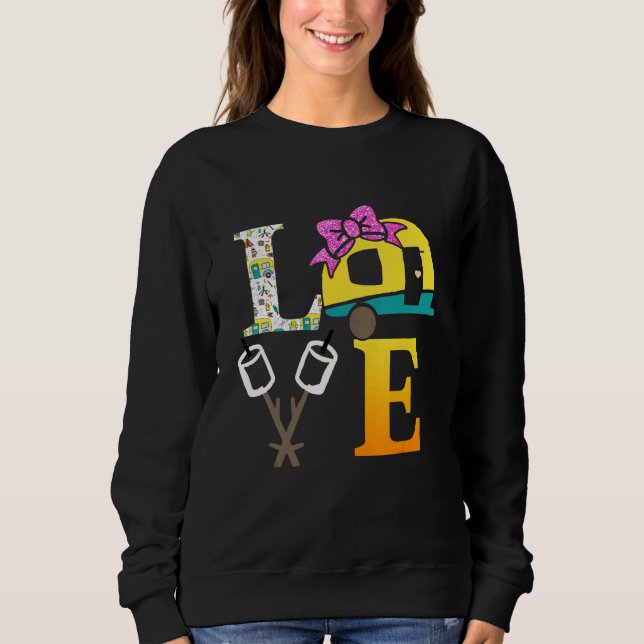 Sudadera Corazón de Camping Increíble Aventura de Camping (Anverso)