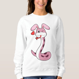 Sudadera Corazón de Conejo de Serpientes