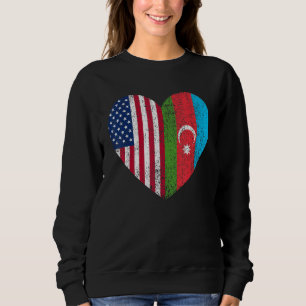 Sudadera Corazón de duelo Azerbaiyán y ciudadano de duelo e