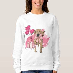Sudadera Corazón de Golden Retriever