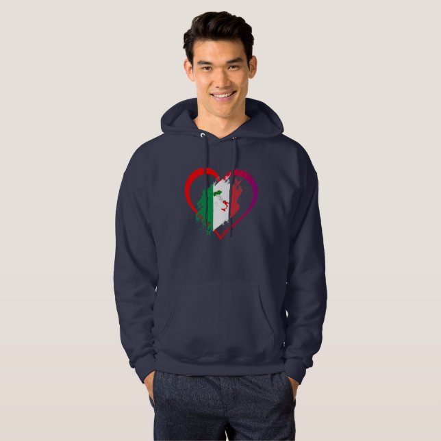 Sudadera Corazón de Italia (Anverso completo)