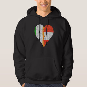 Sudadera Corazón de la bandera de Austria
