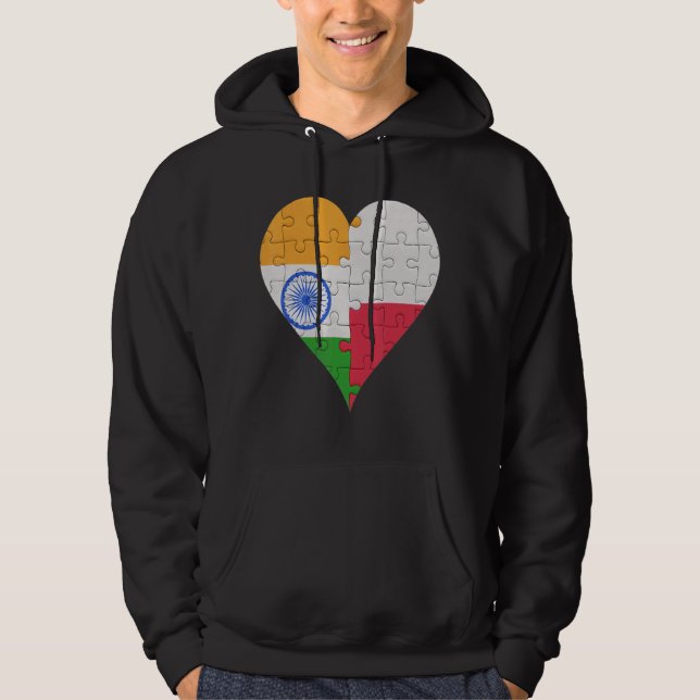 Sudadera Corazón de la bandera de Polonia (Anverso)