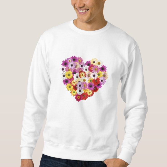 Sudadera Corazón de la flor (Anverso)