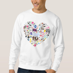 Sudadera Corazón de la música