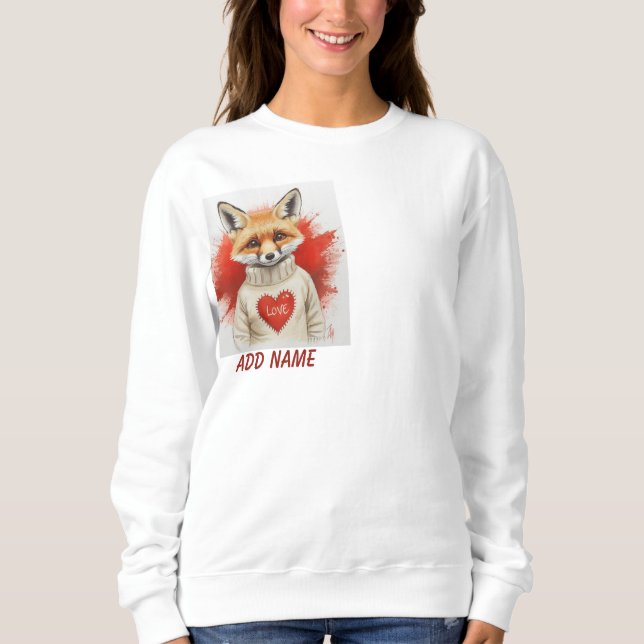 Sudadera Corazón de la Zorra  (Anverso)