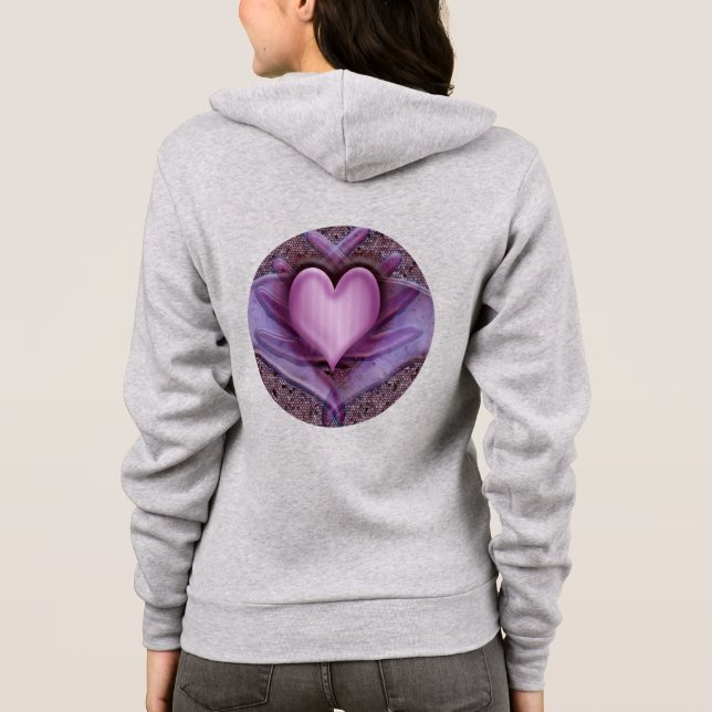 Sudadera Corazón de los artistas develado (Reverso)