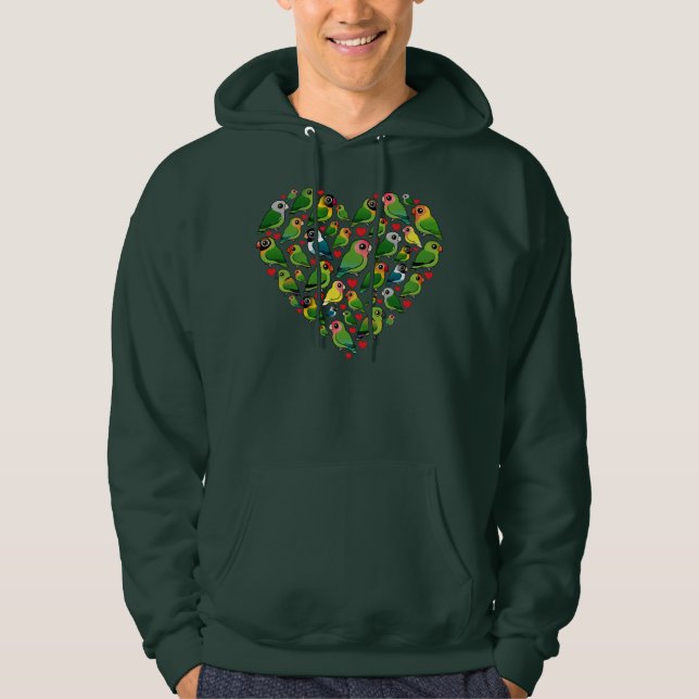 Sudadera Corazón de Lovebirds (Anverso)