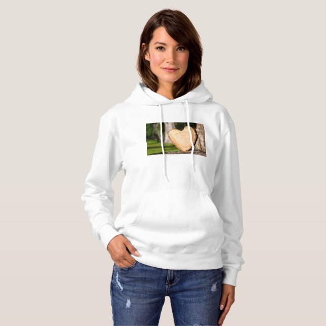 Sudadera corazón de madera (Anverso completo)