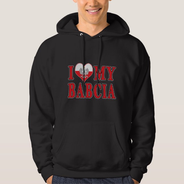Sudadera Corazón de mi Babcia (Anverso)