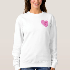 Sudadera Corazón de monograma
