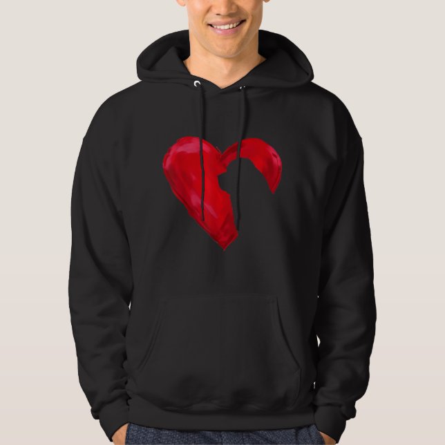 Sudadera Corazón de Newfoundland | Regalo para perros día d (Anverso)